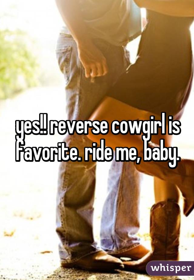 How To Ride Reverse Cowgirl